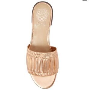 NWOT Vince Camuto‎ Nanita Metallic Rose Gold Sandals Size 9M